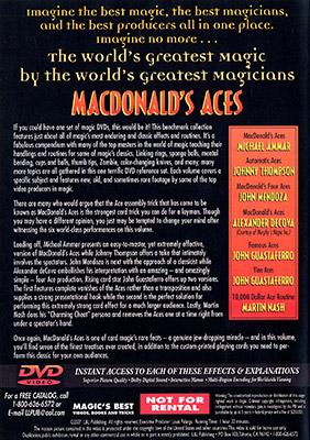 MacDonalds Aces (Worlds Greatest Magic) - DVD - Merchant of Magic