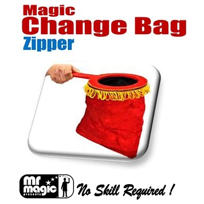 Magic Change Bag (Zipper)- by Mr. Magic - Merchant of Magic