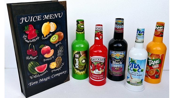 Magical Juice Menu by Tora Magic - Merchant of Magic