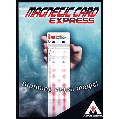 Magnetic Card Express (Red) by Astor Magic - Merchant of Magic