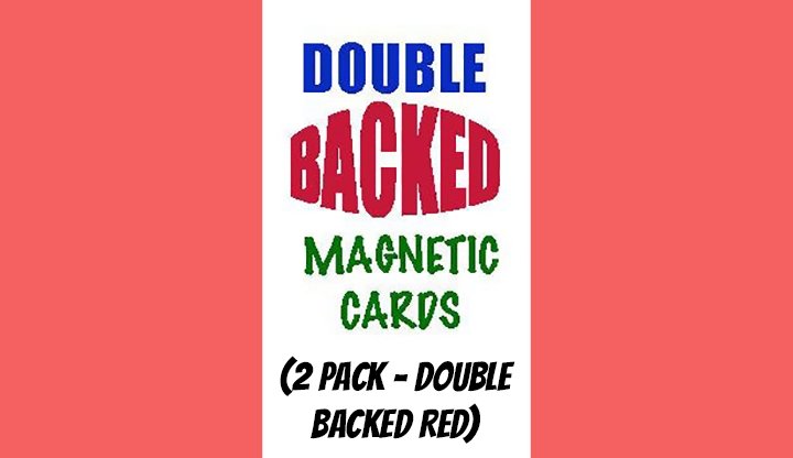 Magnetic Cards (2 pack/double back red) - Merchant of Magic