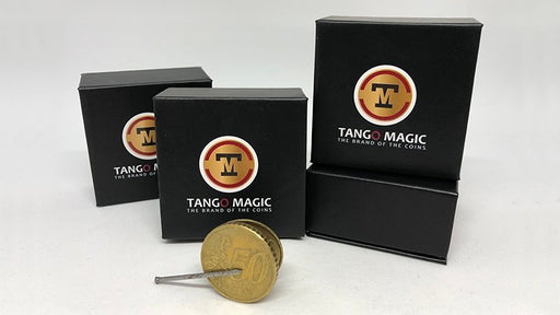 Magnetic Flipper Coin E0033 (50 Cent Euro)by Tango - Merchant of Magic