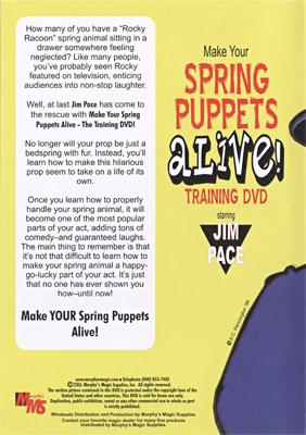 Make Your Spring Puppets Alive - Training DVD - Merchant of Magic