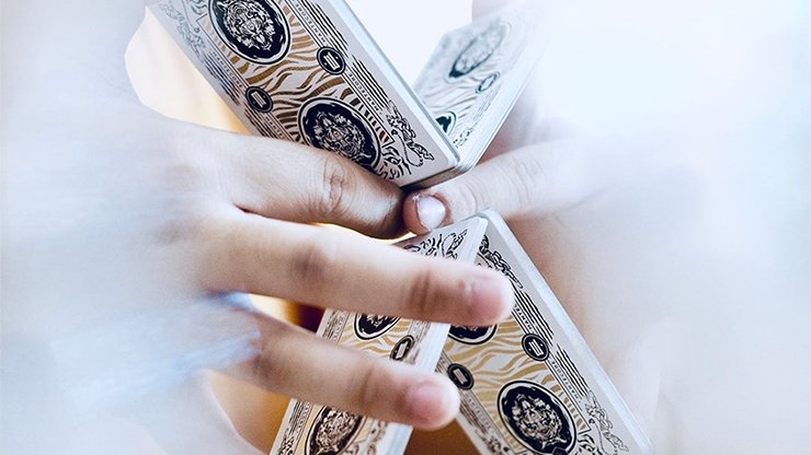 Mantecore Blanc Playing Cards by Edo Huang and Cardvo - Merchant of Magic