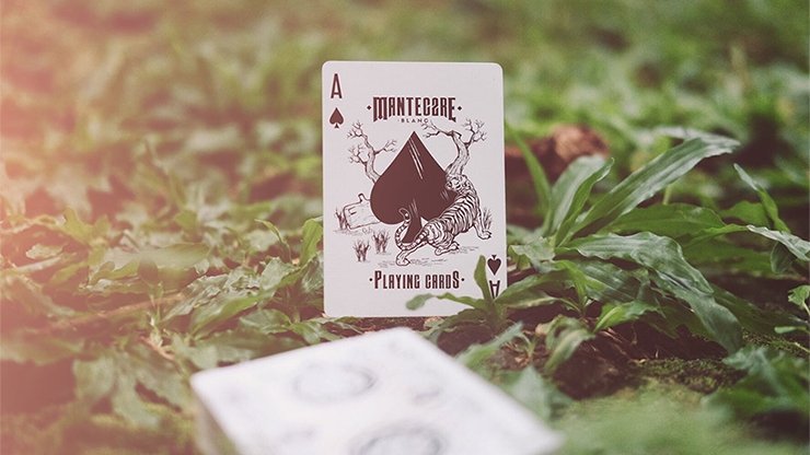 Mantecore Blanc Playing Cards by Edo Huang and Cardvo - Merchant of Magic