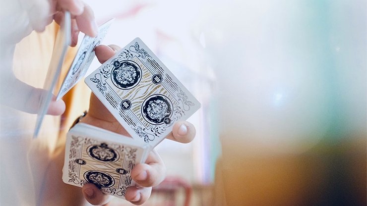 Mantecore Blanc Playing Cards by Edo Huang and Cardvo - Merchant of Magic