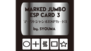 Marked Jumbo ESP Cards (Black) by Tejinaya Magic - Merchant of Magic