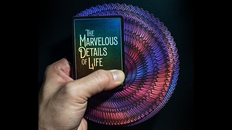 Marvelous Hummingbird Feathers (Purple) Playing Cards by Kellar - Merchant of Magic