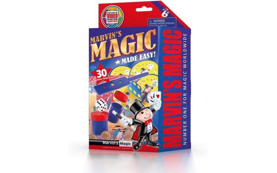Marvins Magic Made Easy - 30 Tricks Red Set - Age 6+ - Merchant of Magic