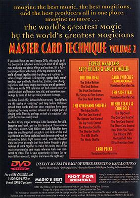 Master Card Technique Vol 2 ( Worlds Greatest Magic ) - Merchant of Magic