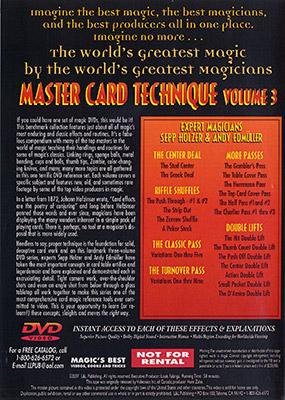 Master Card Technique Vol 3 ( Worlds Greatest Magic ) - Merchant of Magic