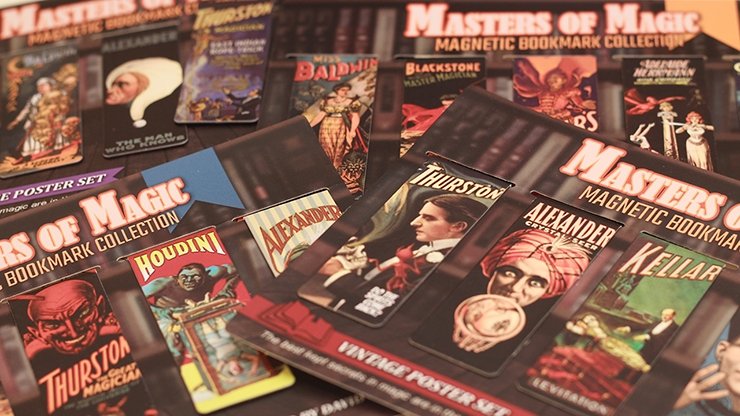 Masters of Magic Bookmarks Set Master Collection by David Fox - Trick - Merchant of Magic