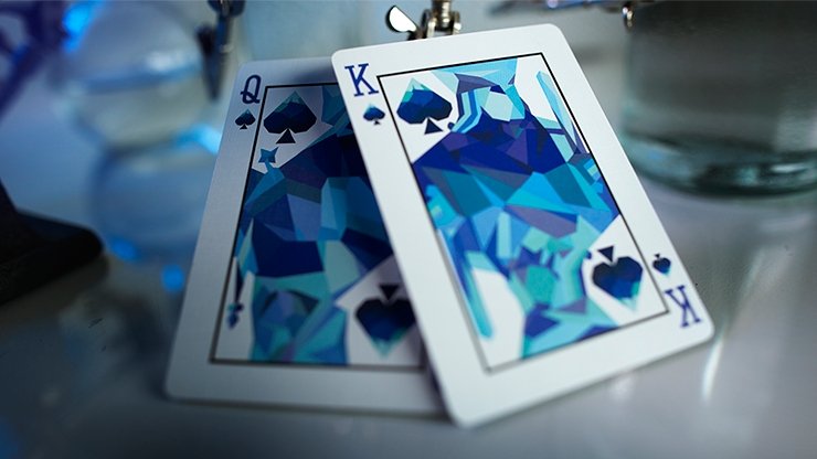 Memento Mori Blue Playing Cards - Merchant of Magic