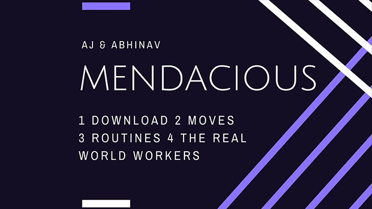 MENDACIOUS by AJ and Abhinav - VIDEO DOWNLOAD - Merchant of Magic