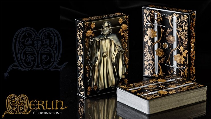 Merlin Illuminations Playing Cards by Art Playing Cards - Merchant of Magic