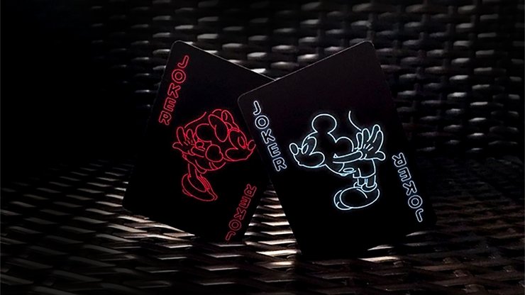 Mickey Mouse Neon Playing Cards - Merchant of Magic