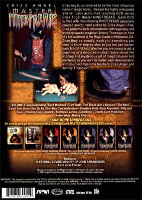 Mindfreaks by Criss Angel - Volume 2 - DVD - Merchant of Magic