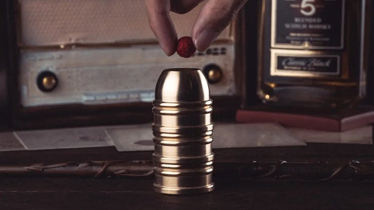 Mini Cups and Balls (Brass) - Merchant of Magic