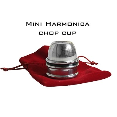 Mini Harmonica Chop Cup (Aluminium) by Leo Smetsers - Merchant of Magic