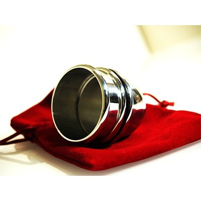 Mini Harmonica Chop Cup (Aluminium) by Leo Smetsers - Merchant of Magic