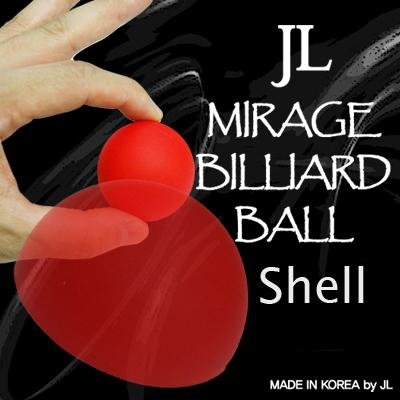 Mirage Billiard Balls by JL (RED, shell only) - Merchant of Magic
