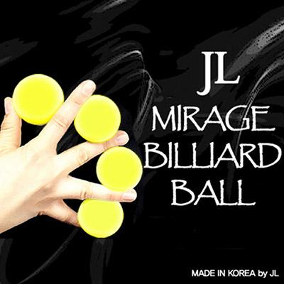 Mirage Billiard Balls by JL (Yellow, 3 Balls and Shell) - Merchant of Magic