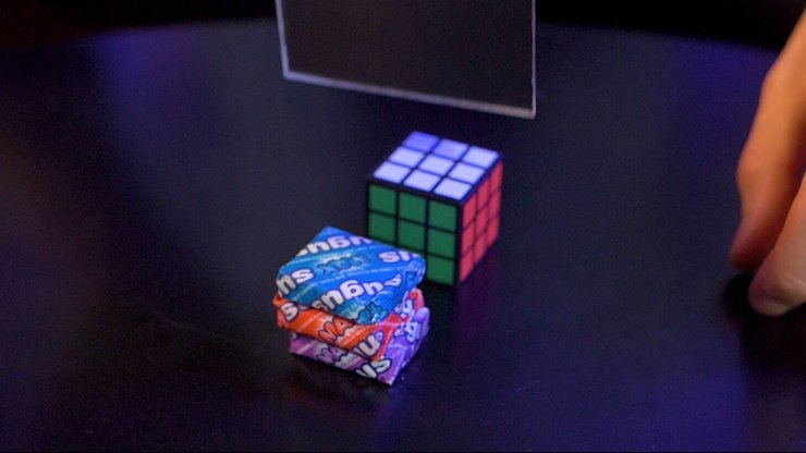 Mirror Mini Rubik Cube (Gimmick and Online Instructions) by Rodrigo Romano - Trick - Merchant of Magic