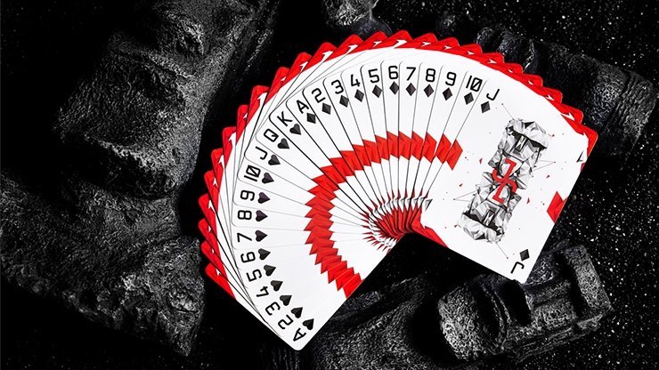 Moai Red Edition Playing Cards by Bocopo - Merchant of Magic