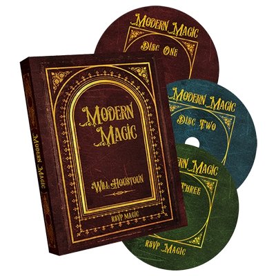 Modern Magic (3 DVD set) by Will Houstoun and RSVP Magic - DVD - Merchant of Magic