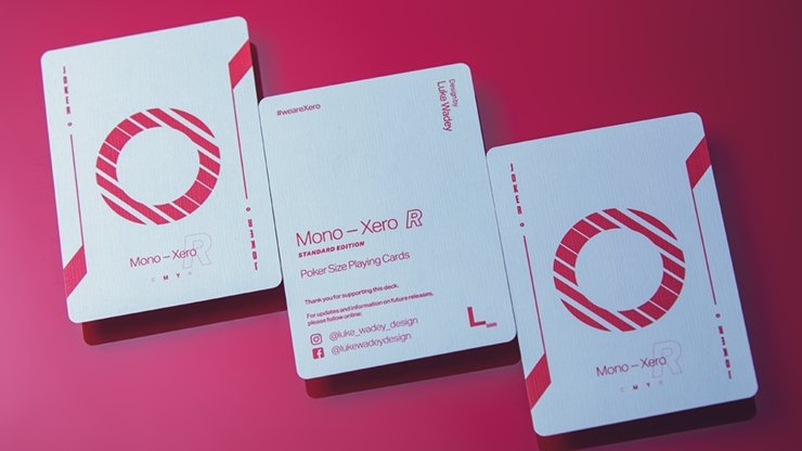 Mono Xero R Playing Cards - Merchant of Magic