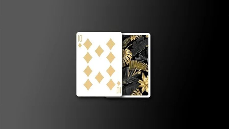 Monstera (Black) Playing Cards by TCC Presents - Merchant of Magic