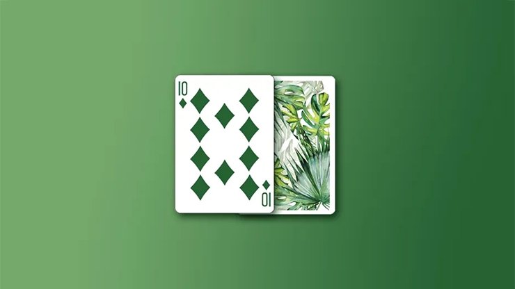 Monstera (Green) Playing Cards by TCC Presents - Merchant of Magic