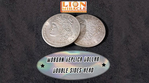 MORGAN REPLICA DOLLAR DOUBLE SIDED HEAD by Lion Miracle - Trick - Merchant of Magic