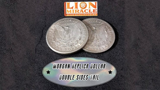 MORGAN REPLICA DOLLAR DOUBLE SIDED TAIL by Lion Miracle - Trick - Merchant of Magic