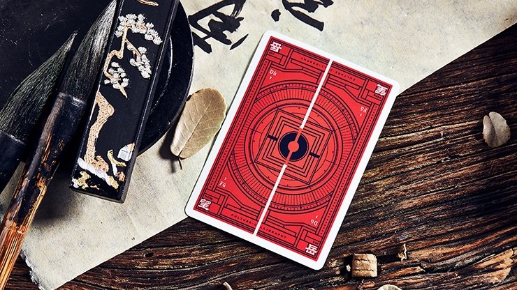 Mountain Wang Yue (Red) Playing Cards by Bocopo - Merchant of Magic
