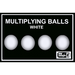 Multiplying Balls (White  Plastic) by Mr. Magic - Trick - Merchant of Magic Magic Shop