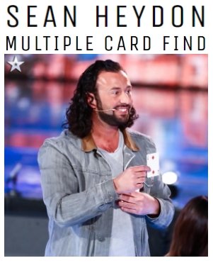 Multiple Card Find by Sean Heydon - INSTANT DOWNLOAD - Merchant of Magic