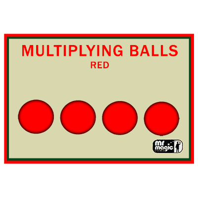 Multiplying Balls (Red Plastic) by Mr. Magic - Merchant of Magic