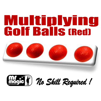 Multiplying Golf Balls (Red) by Mr. Magic - Merchant of Magic