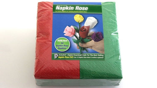 Napkin Rose Kit (Red) by Michael Mode - Merchant of Magic
