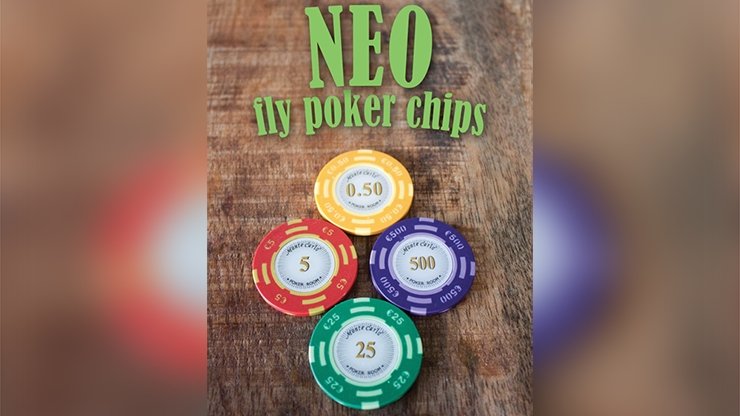 Neo Fly Poker Chips by Leo Smetsers - Merchant of Magic