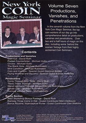 New York Coin Seminar Volume 7: Productions, Vanishes and Penetrations - DVD - Merchant of Magic