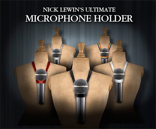 Nick Lewin's Ultimate Microphone Holder (Black) - Merchant of Magic