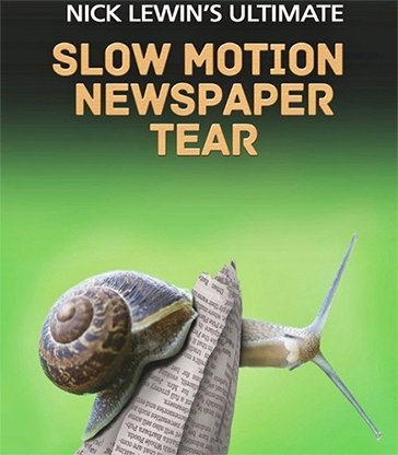 Nick Lewin's Ultimate Slow Motion Newspaper Tear - DVD - Merchant of Magic