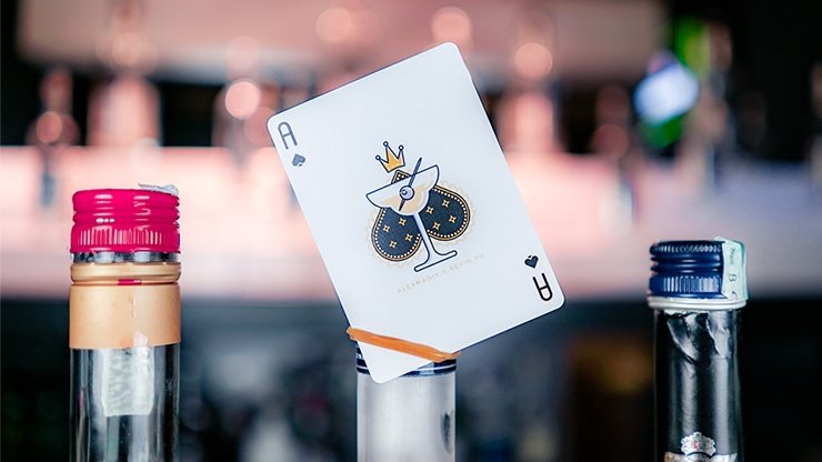 Nightclub Champagne Edition Playing Cards by Riffle Shuffle - Merchant of Magic