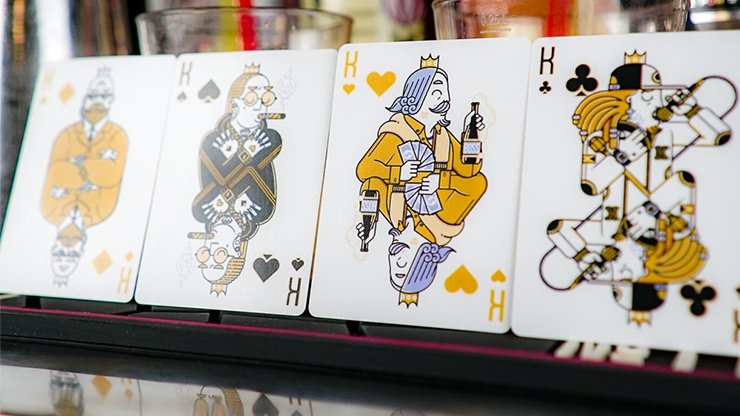 Nightclub Champagne Edition Playing Cards by Riffle Shuffle - Merchant of Magic