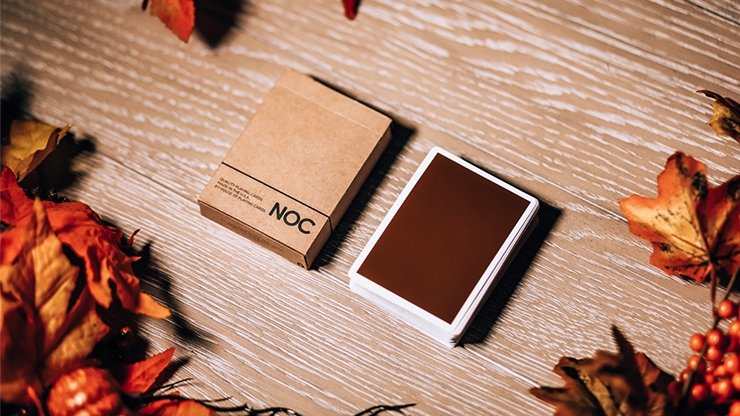 NOC on Wood (Brown) Playing Cards - Merchant of Magic