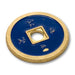 Normal Chinese Coin made in Brass - Blue by Tango - Merchant of Magic