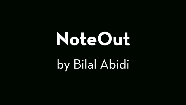 NoteOut by Bilal Abidi - INSTANT DOWNLOAD - Merchant of Magic