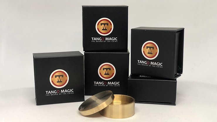 Okito Box Brass - US Quarter by Tango - Merchant of Magic
